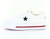 Converse One star platform ox blanc bleu marine