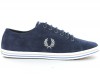 Fred Perry Kingston suede Fred Perry BLEU/GRIS