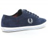 Fred Perry Kingston suede Fred Perry BLEU/GRIS