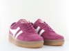 Gola Grandslam suede cerise blanc