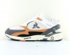 Lecoqsportif Lcs r1100 colors blanc orange gris noir