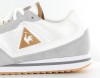 Lecoqsportif Louise Suede Nylon Gris-Optical White