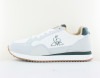 Lecoqsportif Jet star 2 blanc gris vert