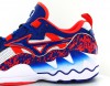 Mizuno Wave Rider 1 blanc bleu orange