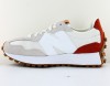 New Balance 327 beige orange blanc