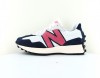 New Balance 327 blanc bleu rose