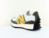 New Balance 327 blanc kaki jaune