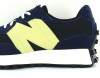 New Balance 327 bleu marine jaune fluo noir