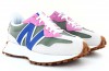 New Balance 327 vert bleu beige rose gomme