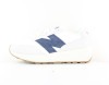 New Balance 370 blanc bleu marine