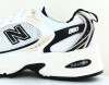 New Balance 530 blanc noir or