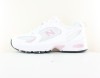 New Balance 530 blanc rose noir