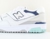 New Balance 550 ald blanc beige bleu marine turquoise