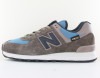 New Balance 574 cordura marron bleu noir