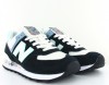 New Balance 574 femme noir beige bleu ciel print