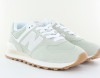 New Balance 574 femme vert pistache beige gomme