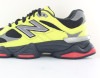 New Balance 9060 noir jaune fluo rouge