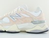 New Balance 9060 rose vintage blanc