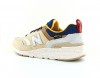 New Balance 997 H beige blanc bleu marine jaune