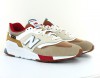 New Balance 997 H beige blanc rouge camel