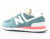 New Balance 574 vert blanc rouge