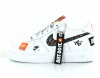 Nike Air Force 1 prm Just Do It GS white