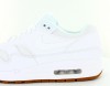 Nike Air max 1 blanc blanc gomme