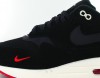 Nike Air Max 1 premium mini swoosh Black-Red