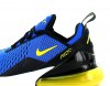 Nike Air Max 270 bleu jaune noir