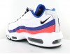 Nike Air max 95 essential Blanc bleu solar red