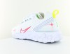 Nike React Element 55 blanc orange crimson jaune fluo