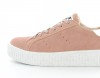 Noname Picadilly Sneakers Suede Rose dragée blanc