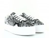 Noname Plato sneakers print kobra gris blanc cobra