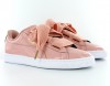 Puma Basket Heart Pate Rose-Blanc