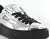 Puma Basket Platform Metalic Silver