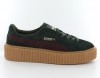 Puma suede creepers fenty Rihanna vert-kaki-bordeaux