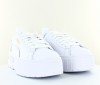 Puma Mayze cuir blanc or