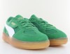 Puma Palermo moda vintage vert gomme