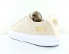 Puma Suede trim beige or blanc