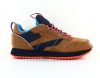 Reebok Cl leather ripple t marron bleu marine orange bleu