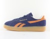 Reebok Clubc ground suede bleu orange gomme