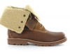 Timberland 6 in shearling boot MARRON/BEIGE