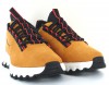 Timberland Edge sneaker beige wheat noir orange