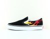 Vans Classic slip-on flame noir rouge jaune flamme