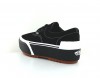 Vans Era stacked noir blanc gomme