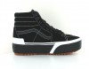 Vans Sk8 hi stacked noir blanc gomme