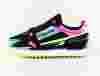 Puma Mile rider gataway noir argent rose vert jaune