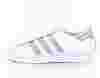 Adidas Superstar femme blanc argent