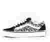 Vans Old skool safari noir blanc leopard print