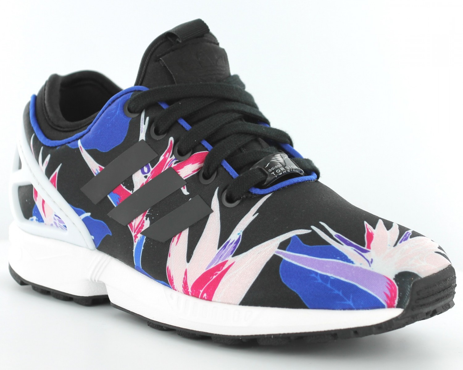 zx flux femme rose et noir